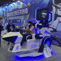 2025 nuevo simulador de vuelo de realidad Virtual Thunder Fighter VR Jet avión simulador autocontrol dirección 360 grados 9D diversión