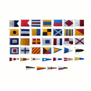 Bandera Náutica Internacional de Alta Calidad de Nailon para Exteriores, Resistente a los Rayos UV, con Código Naval, Diseño Personalizado - Product Image 1