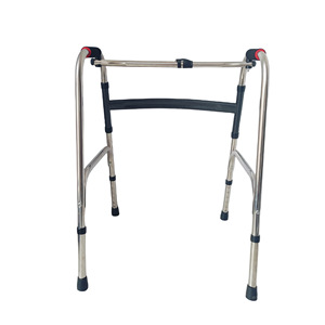 อุปกรณ์ช่วยเดินสแตนเลส ปรับความสูงได้ 72-85 ซม. สำหรับผู้สูงอายุ ช่วยฟื้นฟูสมรรถภาพ - Product Image 4