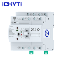 CHYT 220V 2 pôles 4 pôles 63A ATS Commutateur de transfert automatique double alimentation pour boîtier étanche sur rail DIN