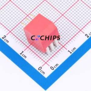 TE-03 DIP Switch Through hole Component (THT) Switch ( Number of Switch Sections: 3 )( Lead Spacing: 2.54mm ) - Product Image 2