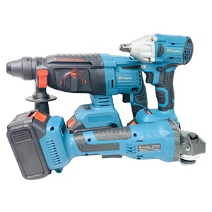 Sets of 3pcs <b>Power</b> <b>Tool</b> Kit Lithium Brushless Hammer Drill Angle Cordless Wrench Combination <b>Tool</b> Set Type 01 - Product Image 3