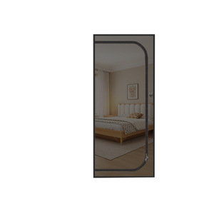 Porta di sicurezza in rete morbida con cerniera, antizanzare, per cani di piccola taglia, installazione senza chiodi, ventilazione a forma di U, stile americano - Product Image 5