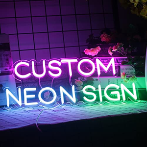 Enseigne néon personnalisée avec logo lumineux, enseigne néon LED personnalisée pour les entreprises, les restaurants, les hôtels, les bureaux, les devantures de magasins, la décoration - Product Image 1