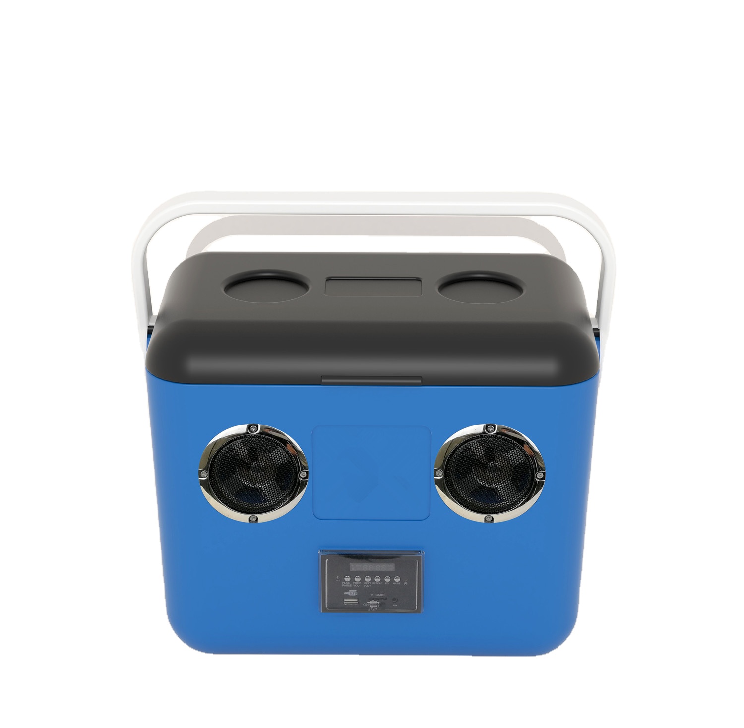 TR-All-in-one personal cooler con potenti altoparlanti audio di alta qualità da 10 Watt integrati, altoparlante più fresco per scarpe stile camminata