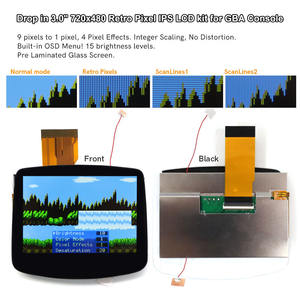 Hispeedido Para GBA IPS LCD V5 Laminado, Kit de Retroiluminación de 720X480 Píxeles Retro para Game Boy Advance GBA - Product Image 2