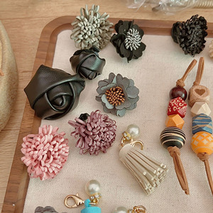 Breloques de chaussures à pampilles en perles de bois Maillard tendance, décorations DIY pour mules <span class=keywords><strong>Birkenstock</strong></span>, <span class=keywords><strong>bottes</strong></span> Kangourou, <span class=keywords><strong>bottes</strong></span> Martin - Product Image 6
