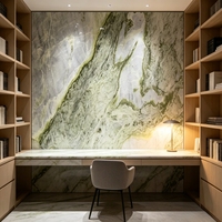 Dalles de marbre polies et étanches pour atelier intérieur – Écologiques, durables, texture pierre naturelle de luxe pour comptoir de cuisine de villa