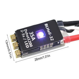 ESC BLHeli_32 Bit 35A 2-5S con LED Integrado Dshot1200 Multishot para Piezas de Drones FPV RC Hecho en China - Product Image 2