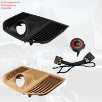 Cronómetro LCD para tablero Interior para Porsche Macan 2014 -2021, reloj cronógrafo Central, brújula, medidor electrónico, accesorios de reloj