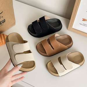 Chaussons pour garçon et fille Vêtements d'extérieur New Magic Soft Bottom Thick Sole Comfortable Kids Casual pantoufles - Product Image 5