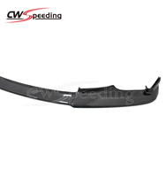 Lèvre de pare-chocs avant en fibre de carbone style CWS pour INFINITI G37 berline 4 portes 2008-2013, kit carrosserie en carbone forgé nid d'abeille