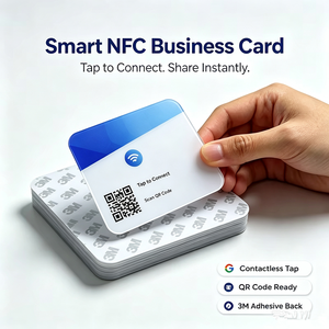 Autocollant NFC RFID en PVC/Acrylique pour Commentaires Sociaux (avec Adhésif) – <span class=keywords><strong>Mon</strong></span> Autocollant de Commentaires Instantanés (avec Code QR pour un Lien Web Facile) - Product Image 2