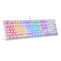 Grosir Keyboard Mekanikal Keyboard Gaming berkabel USB ukuran penuh untuk PC Gamer Desktop