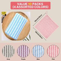Chiffons de nettoyage en microfibre à séchage rapide 25x25cm 30x30cm, absorbants et réutilisables, en polaire corail, pour la vaisselle et la cuisine domestique (vente en gros)