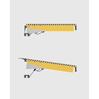 TM PEDANE Rampa Electrohidráulica de Acero Galvanizado con Borde Curvo BAG-P250B.6T 6000-9000kg Plataforma Prefabricada para Foso Económica