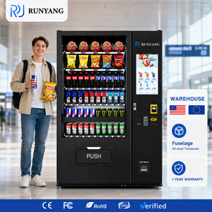 Distributeur automatique de snacks et de boissons intelligent à monnayeur, personnalisé pour l'extérieur, commercial, de la marque RUNYANG - Product Image 1