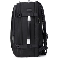 Sac à dos de voyage pour ordinateur portable en polyester de haute qualité, fermeture éclair extensible, grande capacité, imperméable, antivol, conception de compression