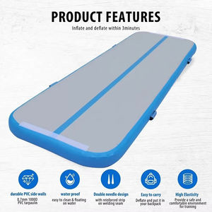 Gimnasio Tumble 3M 4m 5M 6m Rainbow <span class=keywords><strong>Airtrack</strong></span> pista de aire inflable Mat Tumbling Yoga Mat Floor Home Gymnastics Tumbling - Product Image 3