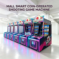 Slimme Disc Snatch Game Machine, muntbediende bal-werp-spel met ticketinwisseling, LED-verlichting, voor binnen, kermis, winkelcentrum