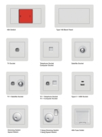 Enchufes de Pared OEM ODM de Fábrica, Interruptor Eléctrico, Multi-enchufe con Carga Rápida, 2 Salidas USB, Conectividad para PC