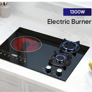 <span class=keywords><strong>Estufa</strong></span> de <span class=keywords><strong>Gas</strong></span> Comercial para Cocina Doméstica, Híbrida Integrada <span class=keywords><strong>y</strong></span> de Mesa, con 3 Quemadores de <span class=keywords><strong>Gas</strong></span> <span class=keywords><strong>y</strong></span> Placa de Inducción <span class=keywords><strong>Eléctrica</strong></span> - Product Image 6