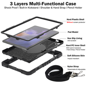 <strong>UK</strong> Hot Sell High Quality <strong>Rugged</strong> Rotating Support System Education Working Use Tablet Case for samsung Tab A9+/Tab A11+ 11inch - Product Image 4