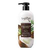 Hoogwaardige Fruit Body Wash 400ml SADOER Kokosolie Reinigende Avocado Body Lotion