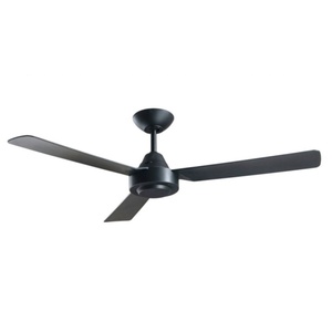52 inch black <b>ceiling</b> <b>fan</b> in stock, modern designer <b>ceiling</b> <b>fan</b>, no light and <b>remote</b> control - Product Image 1