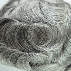 Nodi candeggiati parrucca maschile <span class=keywords><strong>da</strong></span> <span class=keywords><strong>uomo</strong></span> con parrucchino in pizzo svizzero Super Fine - Product Image 6