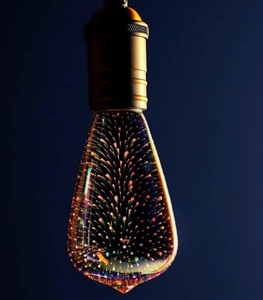 Lampadina <span class=keywords><strong>LED</strong></span> per fuochi d'artificio 3D, lampadina a <span class=keywords><strong>LED</strong></span> ST19, ST19/prisma/<span class=keywords><strong>LED</strong></span>,1 conteggio multicolore - Product Image 5