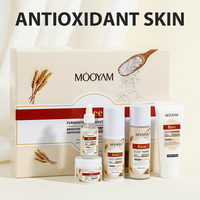 Ensemble de soins de la peau de luxe de marque privée ensemble de soins du visage à l'extrait de fermentation hydratant nourrissant réparateur