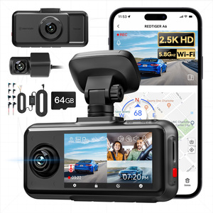 Redtiger Đại Lý A6 Xe Hộp Đen 4K Dual Night Dash Máy Ảnh Phía Trước Và Phía Sau Được Xây Dựng-Trong Wifi & GPS 24H Chế Độ Đậu Xe - Product Image 1