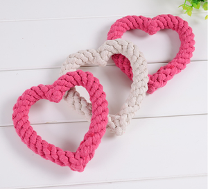 Corda di Nylon intrecciata colorata per uso quotidiano di cani da compagnia giocattolo da masticare per cani - Product Image 5