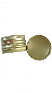 Aluminum Threaded Screw <strong>Cap</strong> with <strong>28*18mm</strong> Size Silk Screen Printed for <strong>Bottles</strong> - Product Image 5