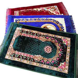 Muslim Prayer <strong>Mat</strong> Islamic Very Thick Prayer Rug Hot Sell Luxury Sajadah for Men Women Polyester Modern Rectangle <strong>Bedroom</strong> <strong>Mat</strong> - Product Image 5