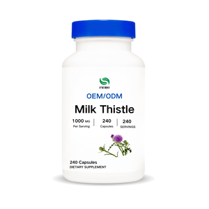 OEM/ODM Capsules de chardon-Marie sans OGM | Nettoyage et antioxydant des toxines d'alcool - Product Image 1