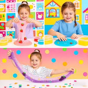 2026 Factory Directly Making You Own <b>Slime</b> Fluffy Floam <b>Slime</b> Toy Putty Crystal Diy <b>Slime</b> <b>Kit</b> for Kids - Product Image 6