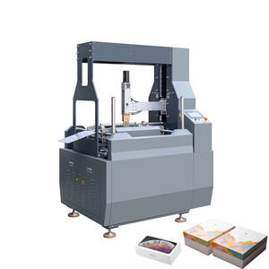 Máquina automática para envolver cajas pequeñas rígidas, máquina para hacer cajas <span class=keywords><strong>de</strong></span> zapatos <span class=keywords><strong>de</strong></span> cartón, <span class=keywords><strong>precio</strong></span> a la venta - Product Image 3