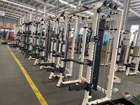 Smith Machine Gantry Home Gym Iron Power Squat Rack Multifonctionnel Tout-en-un Entraînement de Force Musculation Poitrine Acier Maison