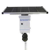 SZGOING Dual Lens 8MP Wireless Outdoor Security PTZ IP Solar CCTV Camera