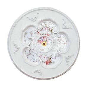 Rond en plastique ps artistique plafonnier couvre fausses tuiles de <span class=keywords><strong>plafond</strong></span> conceptions pour chambre - Product Image 1