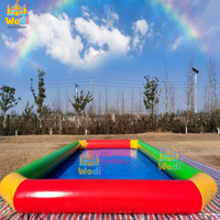 Grande piscine gonflable résistante aux UV pour les camps d'été