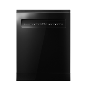 <span class=keywords><strong>Lavavajillas</strong></span> Independiente con Capacidad para <span class=keywords><strong>16</strong></span> <span class=keywords><strong>Cubiertos</strong></span>, Autolimpieza, Bloqueo para Niños, 10 Programas de Lavado y Carcasa de Vidrio Negro - Product Image 1