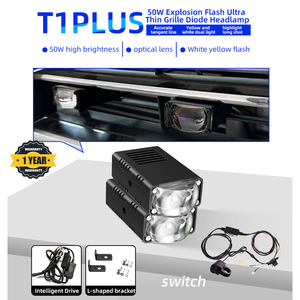 Phare de travail LED Senlo T1 Plus 50W pour <span class=keywords><strong>moto</strong></span>, vélo, voiture, camion, <span class=keywords><strong>Suzuki</strong></span> – <span class=keywords><strong>Mini</strong></span> projecteur de grille anti-brouillard - Product Image 1