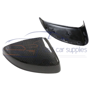 Coque de rétroviseur en fibre de carbone sèche haute performance, style klaxon d'origine, compatible avec A3 RS3 S3 - Product Image 3