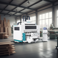 Centre d'usinage CNC à portique JUNRAN JR-1218-4*4T, automatique, haute précision, prix compétitif, 4 stations, pour le tournage du bois, robuste et économe en énergie
