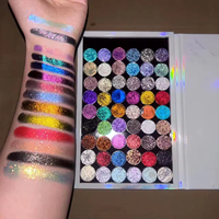Créez Votre Style Unique : Palette Yeux Personnalisable, Fard à Paupières Pailleté et Multichrome