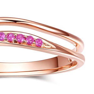 แหวนเงินแท้ 925 ประดับเพชรซิคอนจาก UM Jewelry ดีไซน์โดดเด่น ขัดเงาอย่างประณีต เหมาะสำหรับขายส่ง ของขวัญงานเลี้ยง งานครบรอบ หรืองานแต่งงาน - Product Image 6