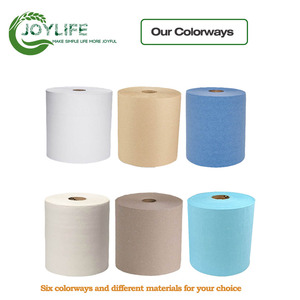 1/2 plis bleu recyclé pâte <span class=keywords><strong>de</strong></span> bois vierge essuie-mains <span class=keywords><strong>taille</strong></span> <span class=keywords><strong>de</strong></span> rouleau Jumbo pour le lavage des toilettes commerciales et industrielles utilisation à la main - Product Image 6